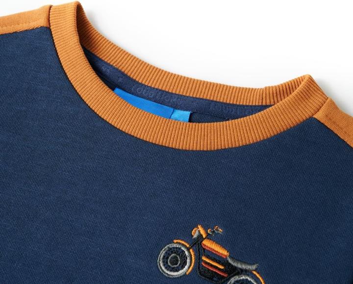 Produktbild VidaXL Kinder-Sweatshirt Indigoblau 92,Material: 100 (92)