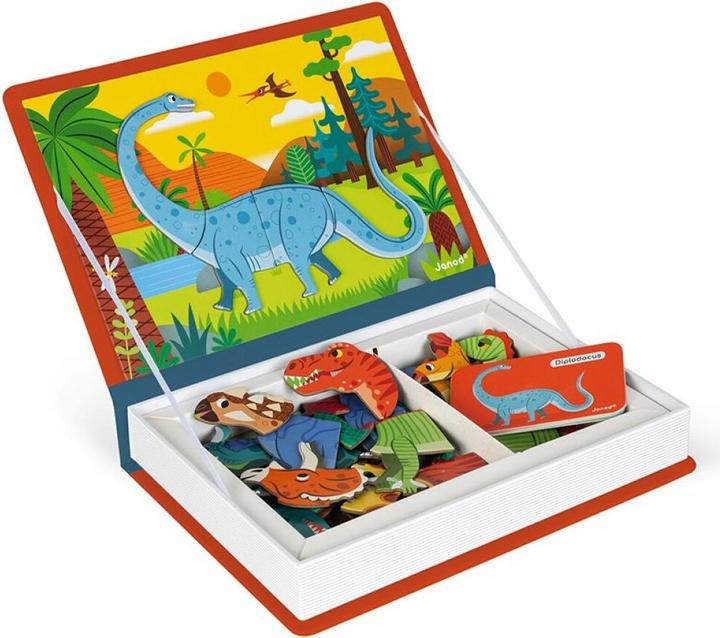 Immagine prodotto Janod Dinosauro del libro di Magneti (Inglese, Italiano, Francese, Tedesco)
