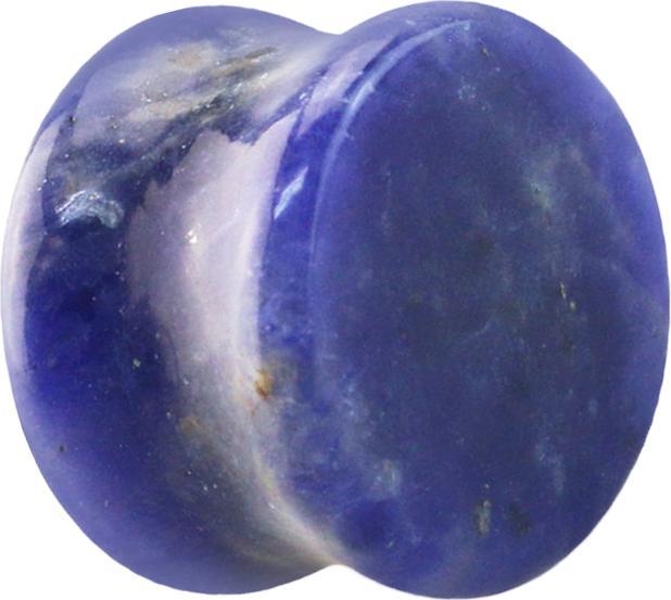 Image du produit Star Piercing Flared Plug aus Sodalith Stein (sans laiton, Minéral)