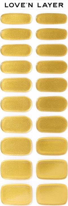 Love'n Layer - Metallic Shiny Gold (Metallic Shiny Gold, Gel-Effekt Nagellack)