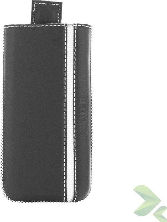 Actual product image Valenta Valencia Pocket Stripe Valencia - Redhead Samsung Galaxy S4/s Iii, Htc One and more (Black) (Blackberry Q10, Nokia Lumia 925, Nokia Lumia 900, Alcatel One Touch Fire, Acer Liquid S1, Samsung Galaxy Nexus, Samsung Galaxy S4, Huawei Ascend G510, Blackberry Z10, Optimus 4X HD, Sony Xperia T, Samsung Galaxy Core 2, Sony Xperia Z, Samsung Galaxy S III)