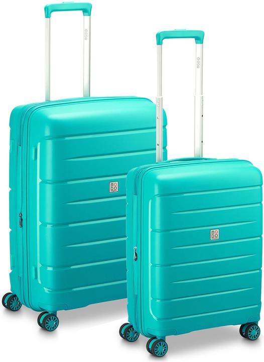 Actual product image Modo by Roncato Starlight 3.0 4 Rollen Kofferset 2-teilig mit Dehnfalte (112 l, L (90 - 115l))
