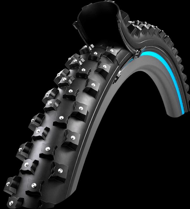 Actual product image reTyre skin ICE RACER, 300 spikes, 28x2.0 / 50-622 / 700x47c (28 x 2.00, 50-622)