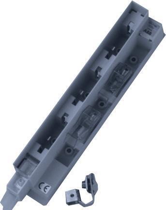 Produktbild ABB Sicherungsschalterliste DIN 001 Nennwert A: max 160Kabelquerschnitt: 10-95mm²Einbaubreite 70mm