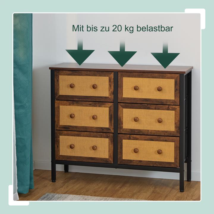 Actual product image Relaxdays Chest of drawers (100 x 32 x 83 cm)