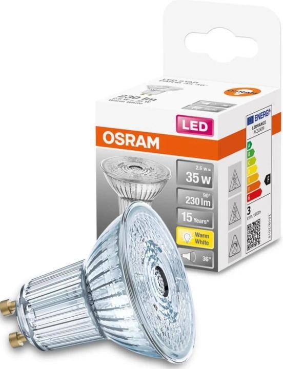Actual product image Osram Star PAR16 (GU10, 2.60 W, 230 lm, 1 x, F)