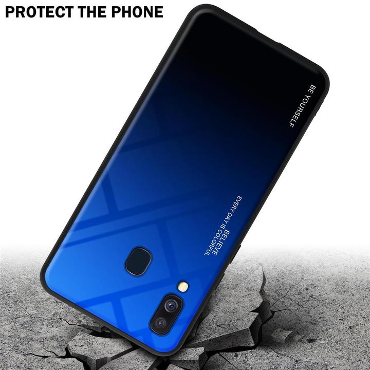Produktbild Cadorabo TPU 2 Farben Glas Cover (Samsung Galaxy A40)