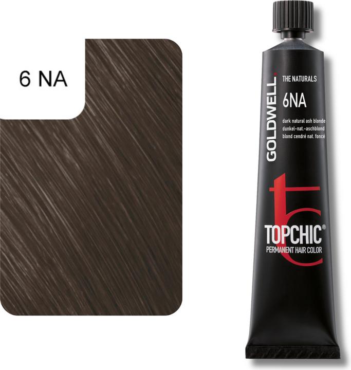 Actual product image Goldwell Topchic (6NA Dark Natural Ash Blonde)