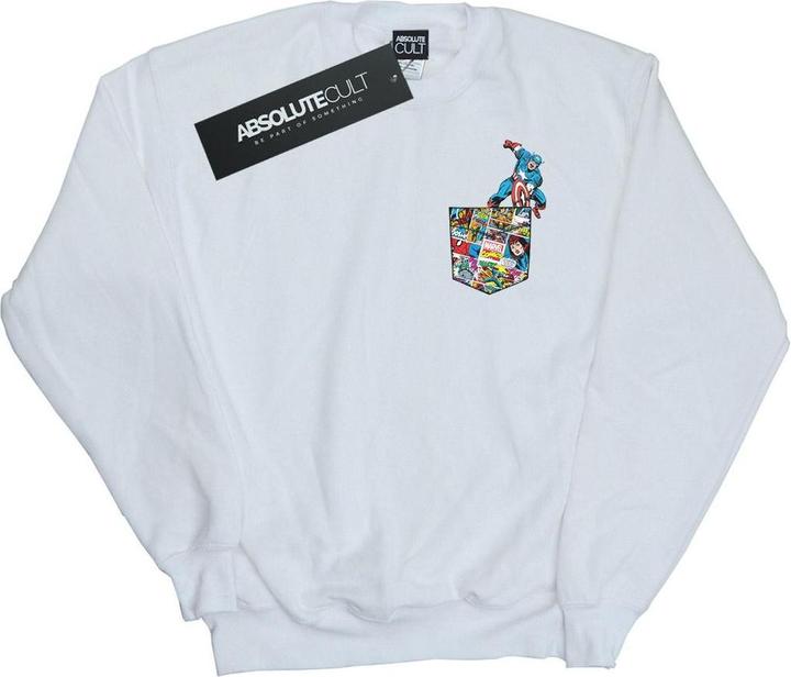 Produktbild Captain America Faux Pocket Sweatshirt (M)