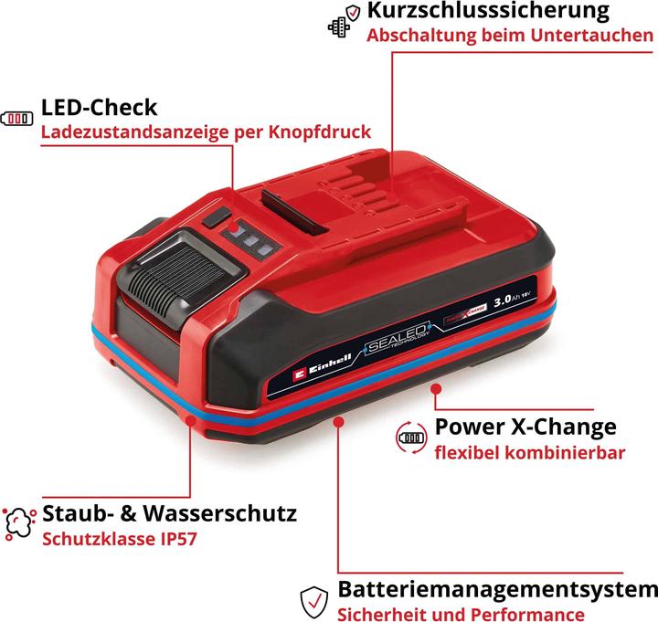 Image du produit Einhell 18V 3,0 Ah Sealed Power X-Change Plus (18 V)