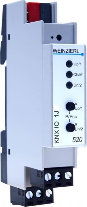 Actual product image Weinzierl KNX IO 520 Blind actuator 5225 Binary 2inputs 1output Logic and timer func. (Shutter actuator)