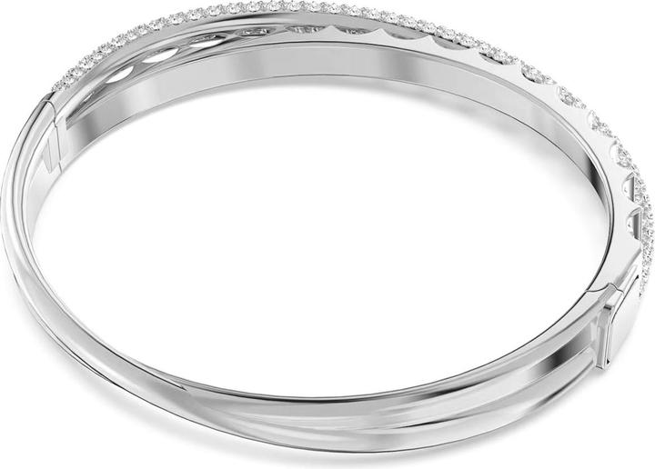 Actual product image Swarovski Rota Bangle Various Cuts White (Swarovski Metal)