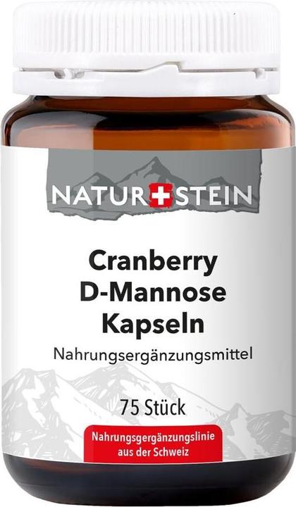 Image du produit Naturstein Cranberry D-Mannose Capsules 75 pcs (75 pièce(s), Capsules, 165 g)