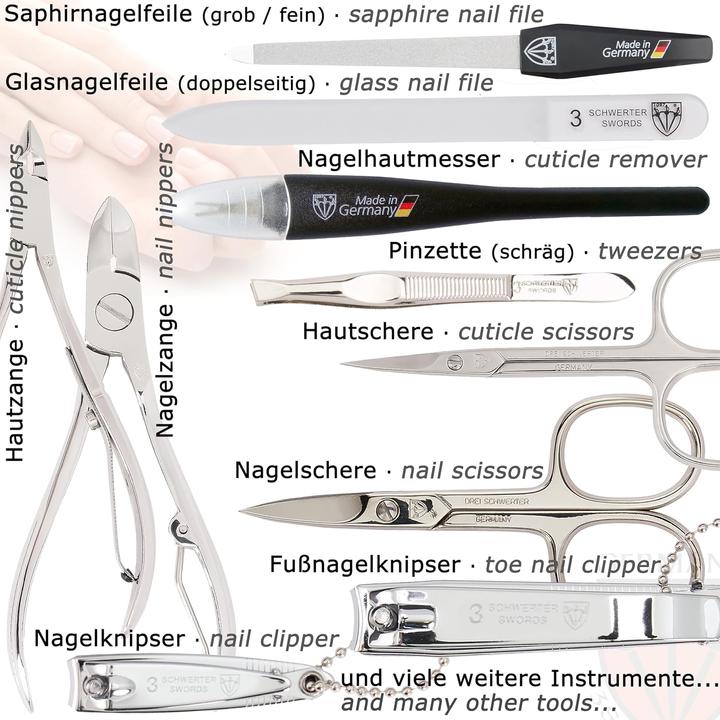 Immagine prodotto Drei Schwerter 16-teiliges Nagelpflege Set Cinisello