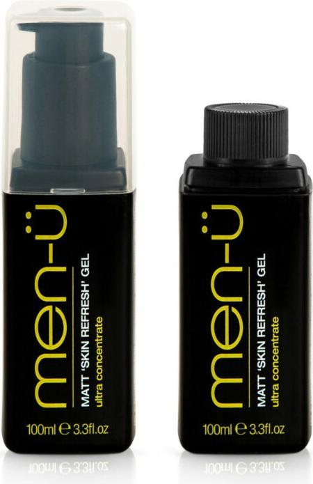 Immagine prodotto Men-ü Kit di ricarica del gel rinfrescante Matt Skin (200 ml, Gel viso)