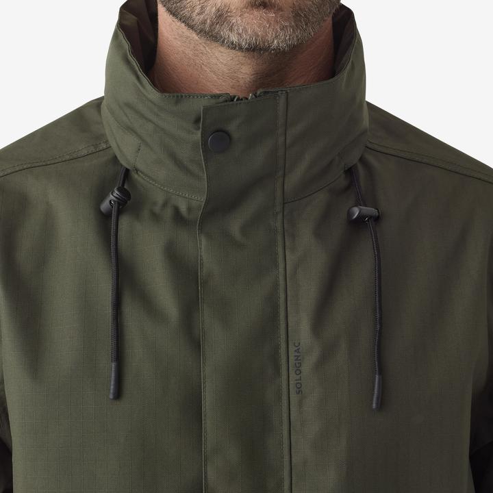 Image du produit Solognac Veste de pluie 500 vert (L)