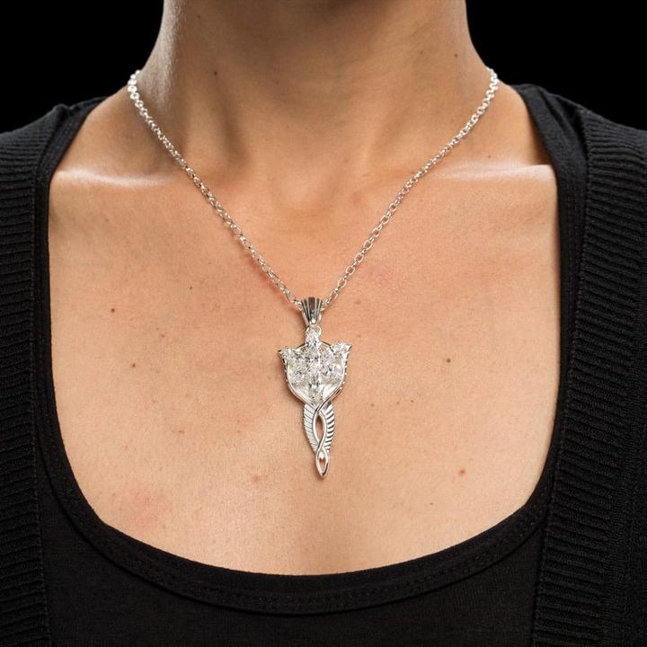 Produktbild Weta Workshop Le Seigneur des Anneaux réplique 1/1 pendentif & collier Arwen Etoile du Soir (argent sterling) (Sterlingsilber)