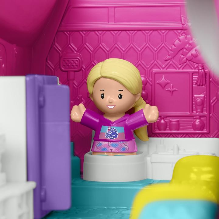 Immagine prodotto Fisher-Price Little People Barbie Little Dreamcamper playset con luci e suoni, 2 figure (85)