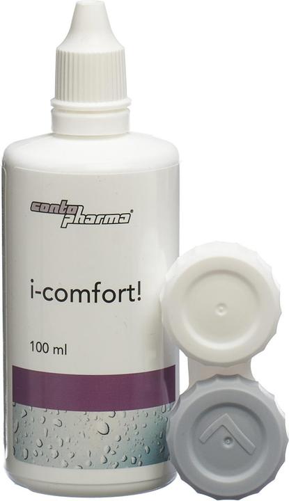 Immagine prodotto Contopharm Soluzione di conservazione e risciacquo i-comfort! i-comfort! (Cura dura delle lenti, 100 ml)