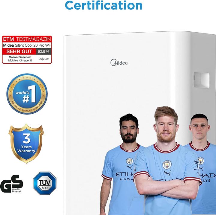 Actual product image Midea Silent Cool 26 Pro WF (31 m², 9000 BTU/h)