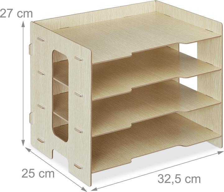 Actual product image Relaxdays Briefablage (A4)