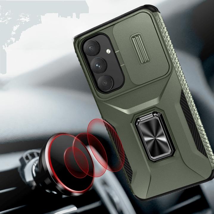 Actual product image Cover-Discount Galaxy A55 - Armor Case with kickstand (Samsung Galaxy A55)
