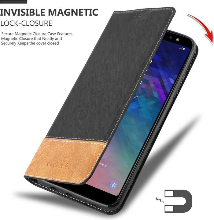 Immagine prodotto Cadorabo X-Wallet Copertura della tuta in ecopelle (Samsung Galaxy A6+)
