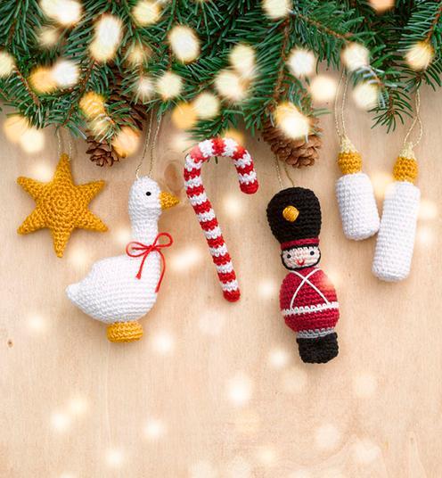 Immagine prodotto Decorazioni per l'albero all'uncinetto