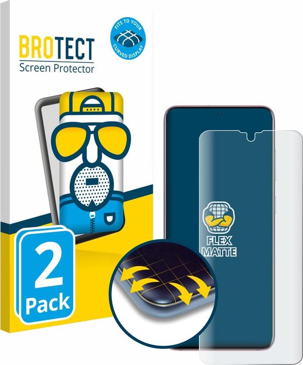 Actual product image BROTECT Full-Screen Protector Matte (2 Piece, Samsung Galaxy S20 5G)