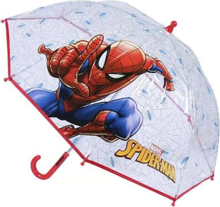 Produktbild Sombo Spiderman Regenschirm transparent