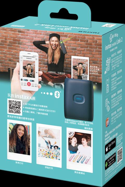 Image du produit Fujifilm Instax Mini Link2 EX D Embargo 15.06.22 Space Blue (Laser, Couleur)