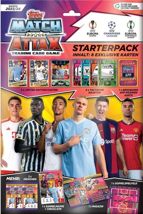 Actual product image Topps Match Attax UCL 23/24 Starter Pack
