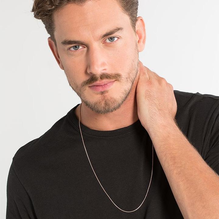 Actual product image Thomas Sabo Venezia chain 925 (750 rose gold plating, 925 sterling silver, 90 cm)