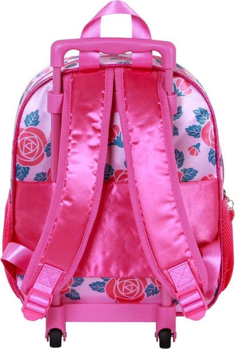 Actual product image Karactermania Small 3D Backpack with Wheels Flowers