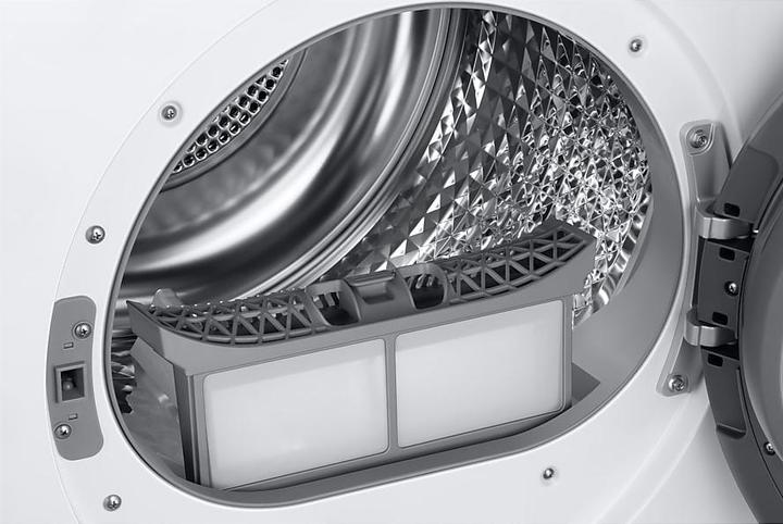 Image du produit Samsung DV80T5220AE tumble dryer Freestanding Front-load A+++ White (8 kg, Droite)