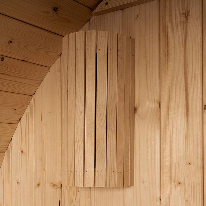 Image du produit Home Deluxe Sauna extérieur AQUILA L- 195 x 180 cm pour 4 personnes - Sauna avec poêle de 6kW
