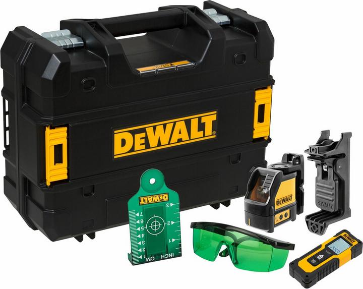 DeWalt Linienlaser DW088CG und Entfernungsmesser DW099