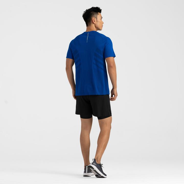 Actual product image Kiprun Laufshorts Herren Tights 2-in-1 - schwarz (L)