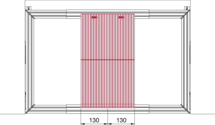 Image du produit Servetto Module de rangement pour chaussures Papillon fumé-anthracite