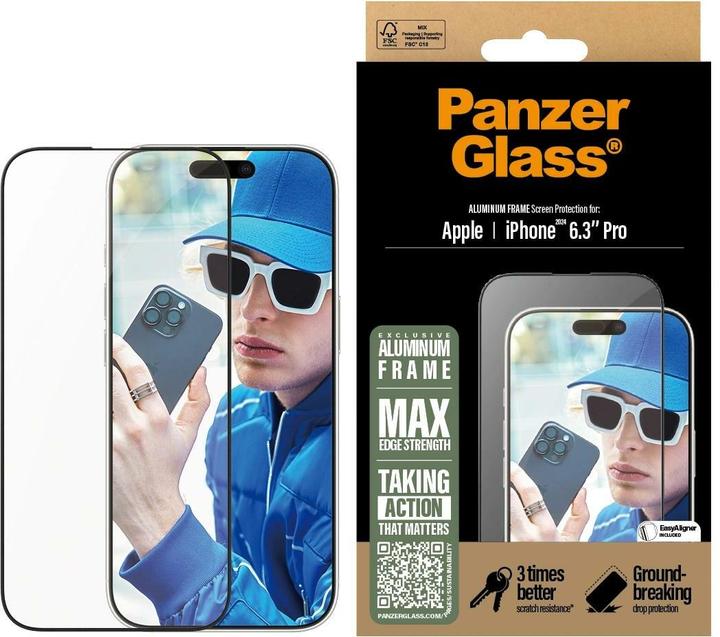 Actual product image PanzerGlass Ultra-Wide Fit (1 Piece, LG G4 Pro)