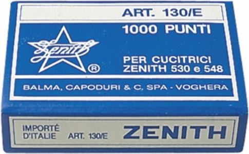 Immagine prodotto Zenith Graffette in acciaio 130/E (6/4) 1000pz/confezione - (1000 x 10 confezioni) (1000 x)