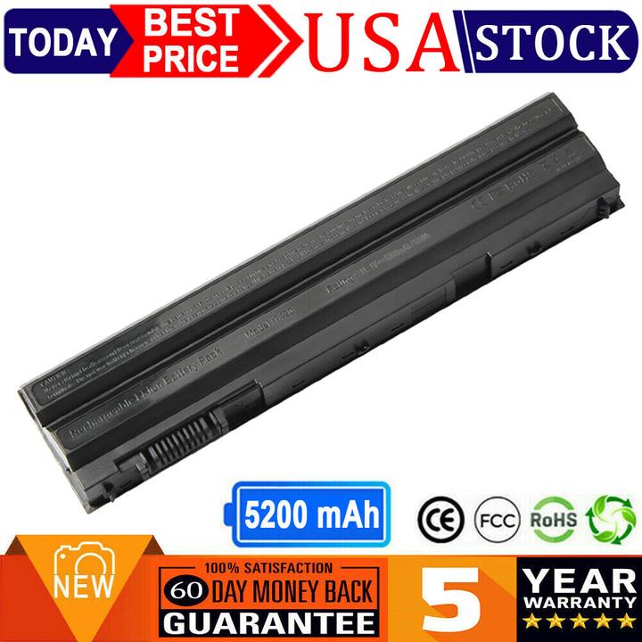 Actual product image Dell Latitude E5420/E5520/E6420 Battery 6600mAh (73Whr) (8 Cells, 6600 mAh)