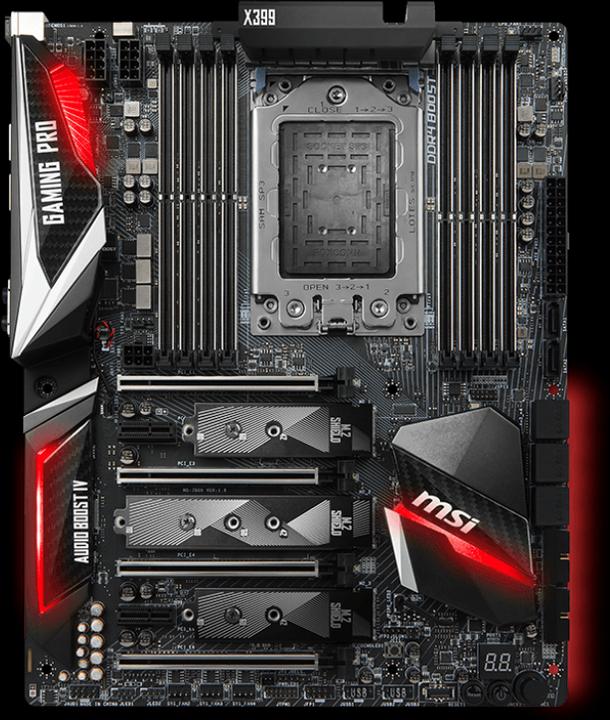Produktbild MSI Gaming Pro Carbon AC (TR4, AMD X399, ATX)