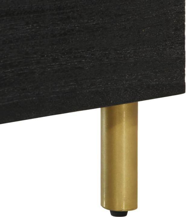 Immagine prodotto VidaXL Mobile TV Mobile TV basso Tavolo TV in legno nero (70 x 33 x 46 cm)