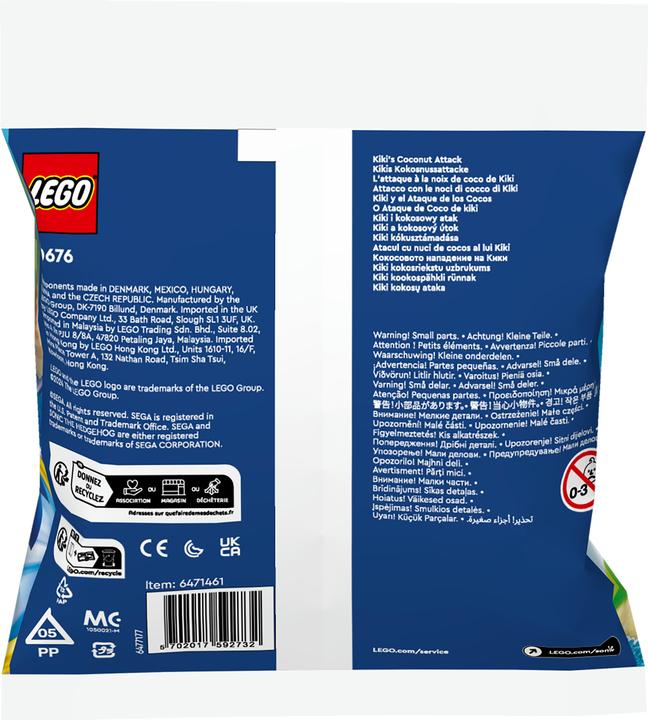 Actual product image Jakks Pacific Kiki's coconut attack (30676, LEGO Sonic)
