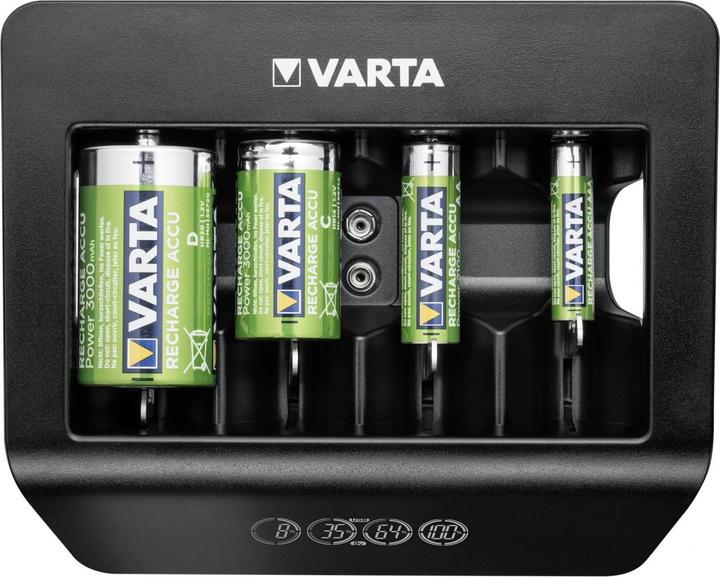 Produktbild Varta LCD Universal Charger+ (1 Stk., 9V Block, D, C, AA, AAA, Ladegerät ohne Akku)