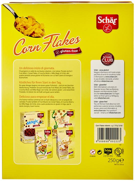 Produktbild Schär Cornflakes glutenfrei (250 g)