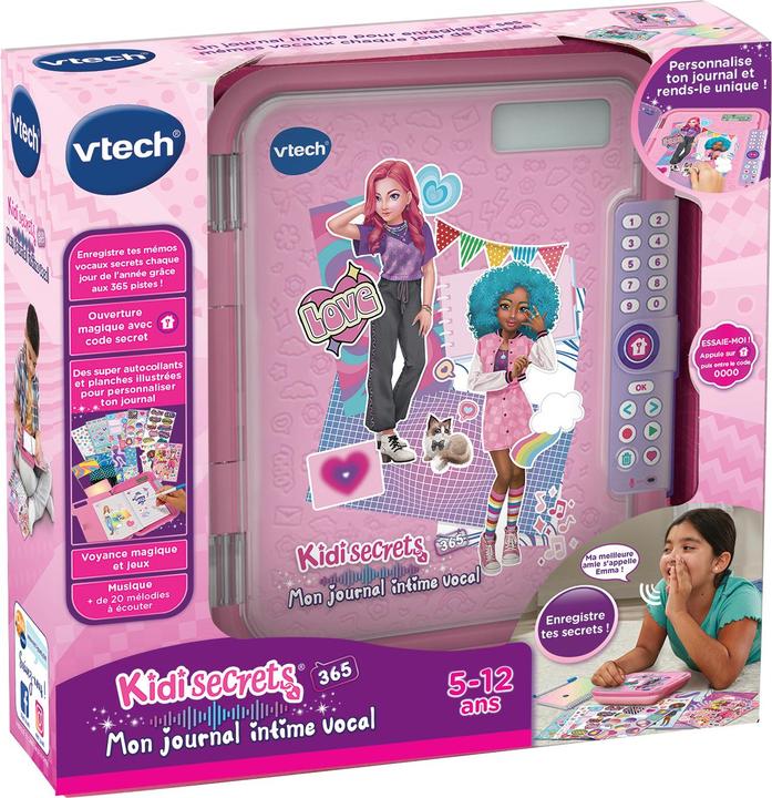 Immagine prodotto VTech KidiSecrets 365 - Mon journal intime vocal (Francese)
