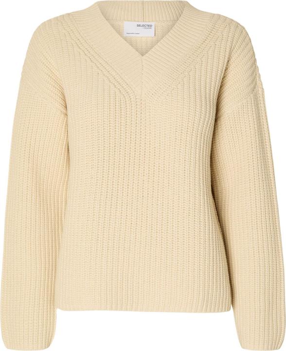 Actual product image Selected Femme V-neck knit jumper (L)