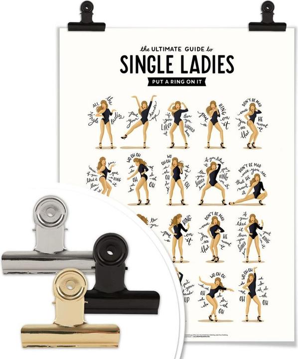 Produktbild Trenddeko Tohmé - Single Ladies (24 x 30 cm)